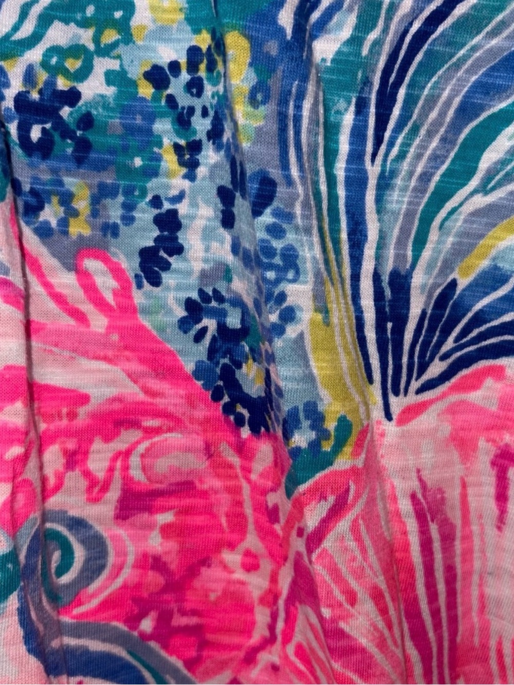 Lilly Pulitzer Essie Shift Dress Beach Please Size Small Cotton Modal - Picture 5 of 6
